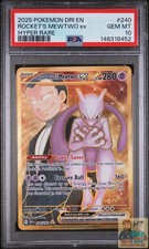 Team Rocket's Mewtwo EX 240/182 Hyper Rare Dri En-Destined Rivals Pokemon PSA 10 on eBay