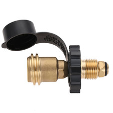 Propane Tank Adapter Convert USA QCC1 / Type 1 to UK Propane (POL) Cylinder Prop