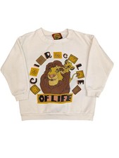 Vintage 1994 Disney Lion King Circle of Life Kids Sweatshirt Youth Med USA Made