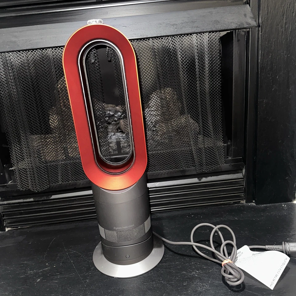 Dyson AM04 Hot + Cool Tower Table Fan w/ OEM Remote Tested Working - Image 2 of 4