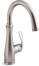 Kohler Bellera 1.5 GPM Single Hole Bar Faucet, K-29107-VS Vibrant Stainless