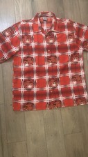 South Pole 90's hip hop button up shirt mens Large All Over Print vintage