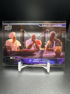 2023 Upper Deck Fleer Marvel What If ? Clear Cut Chapters #18 T Challa Star-Lord