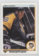 1990-91 Upper Deck French Mario Lemieux #144 HOF z6b