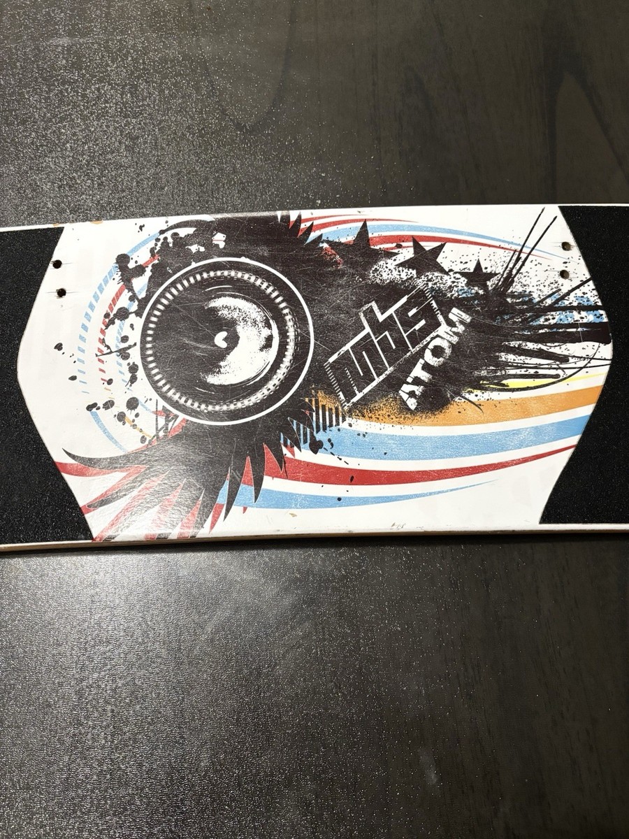 MBS Atom 95X MountainBoard Longboard Deck Only White Black | eBay