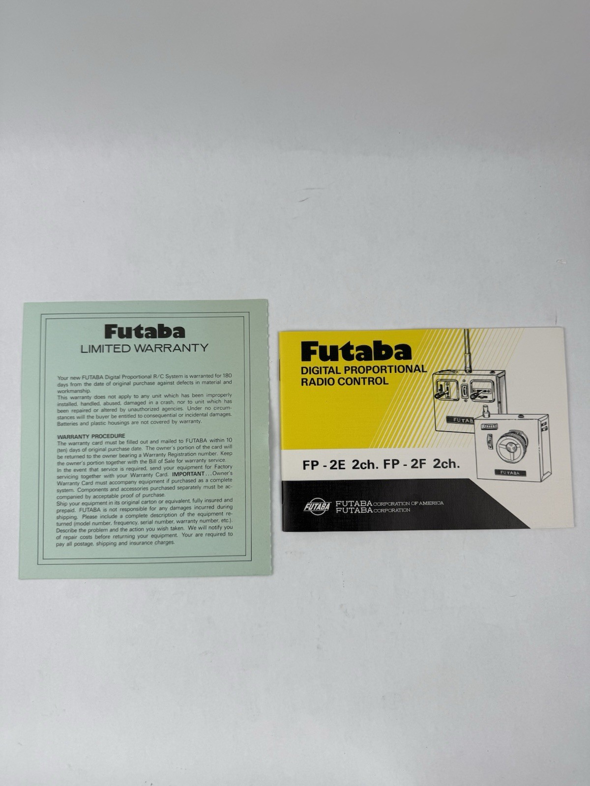 Futaba FP-T 2F Digital Proportional Radio Control System W/ FP-R2F & FP-S23 New