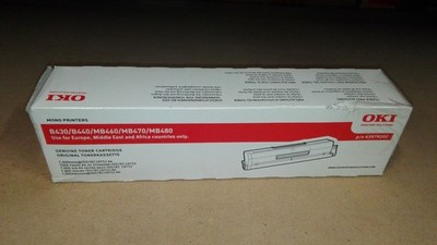 Okidata 43979202 Schwarz Tonerkartusche für Okidata B-440DN Series