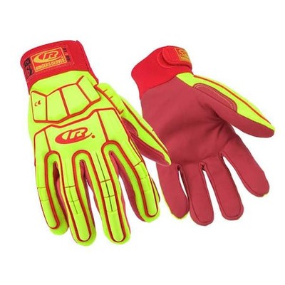 Ringers Gloves 169-10 Impact Gloves,L,Synthetic Leather,Pr