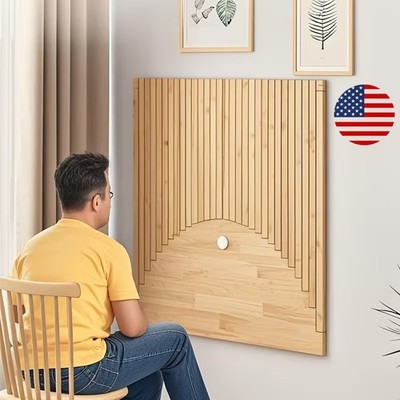 Foldable Wall Table Wall Mounted Invisible Computer Table Foldable Computer Desk