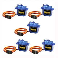 5 Pcs SG90 Micro Servo Motor Mini Servo SG90 9g Servo Kit Compatible with RC