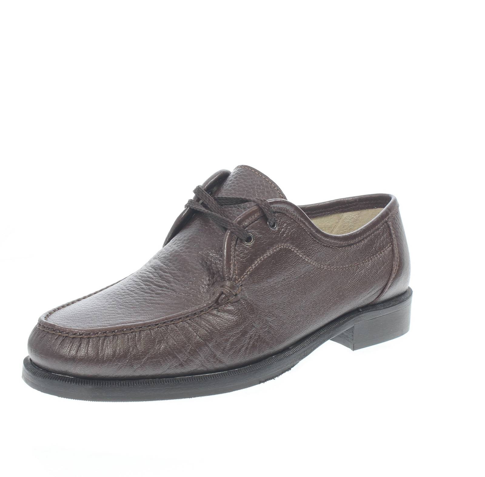 Kebu braune Hirschleder Halbschuhe - Größe 42 [27,3 см] Herrenschuhe - Большой размер