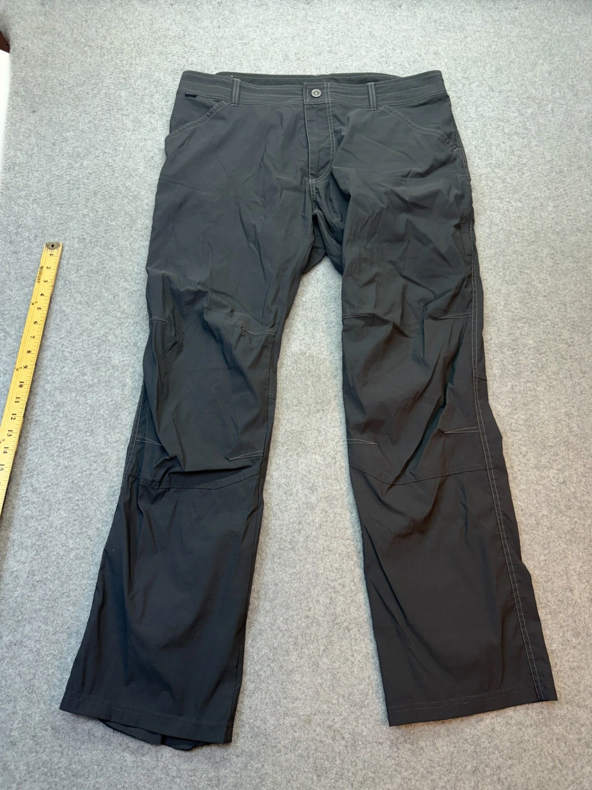 KÜHL Men’s Hiking Pants 38x32 Gray Stretch Nylon Outdoor Trail Climb