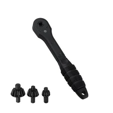 2 in 1 Drill Chuck Ratchet Two-head Spanner Key Drill Chuck Ratchet Wrench Tool