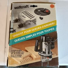 Wolfcraft Router Dovetail  & Box Joint Jig Woodworking Model 4250 New Open Box