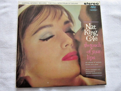 Nat King Cole ''The Touch of Your Lips'' Capitol Vinyl UK Pressing EX/VG Vintage