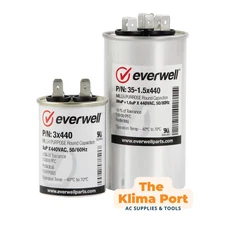 Run Capacitor 5-80 µF 370/440v AC HVAC Air Condintioner Replacement