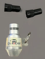 Slime 20092 Quick Quik Check Tire Pressure Gauge Reader Keychain W/2 Caps Auto