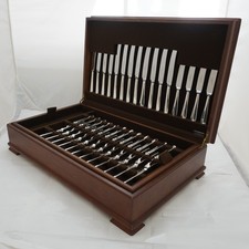 RATTAIL Pattern Sheffield Made Silver Service 126 Piece Canteen of Cutlery Set