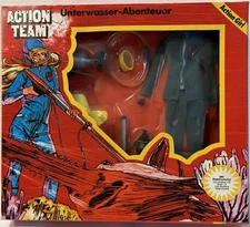 ACTION TEAM Girl Unterwasser Abenteuer set NEU diving MINT nrfb - GI Joe Man
