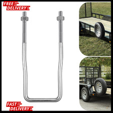 U-bolt Trailer Spare Tire Bracket Spare Tire Carrier Galvanized Threaded Spa...