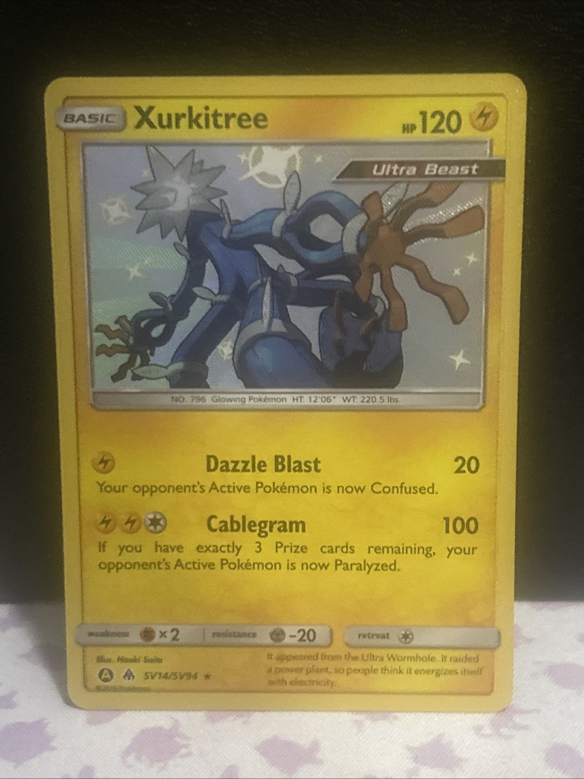 Xurkitree SV14/SV94 Hidden Fates Shiny Vault NM