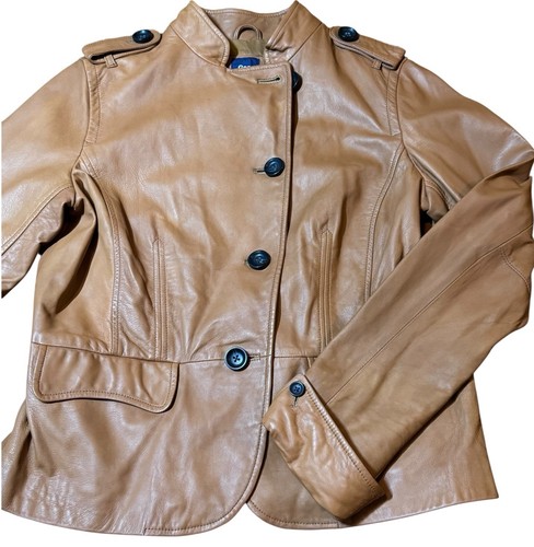 Gap Women | Moto Asymmetrical Jacket | Leather | Sz XL | NWT - Picture 2 of 9