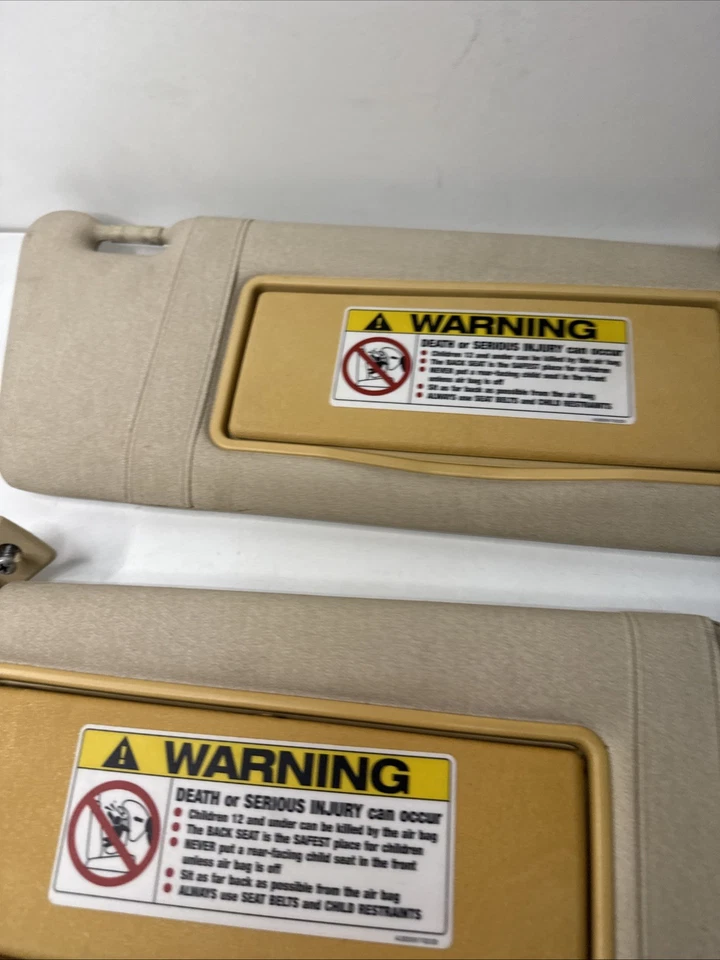 94-00 Mercedes-Benz W202 Clase C Izquierdo + Derecho Parasol Par Gris Foto 4 de 4