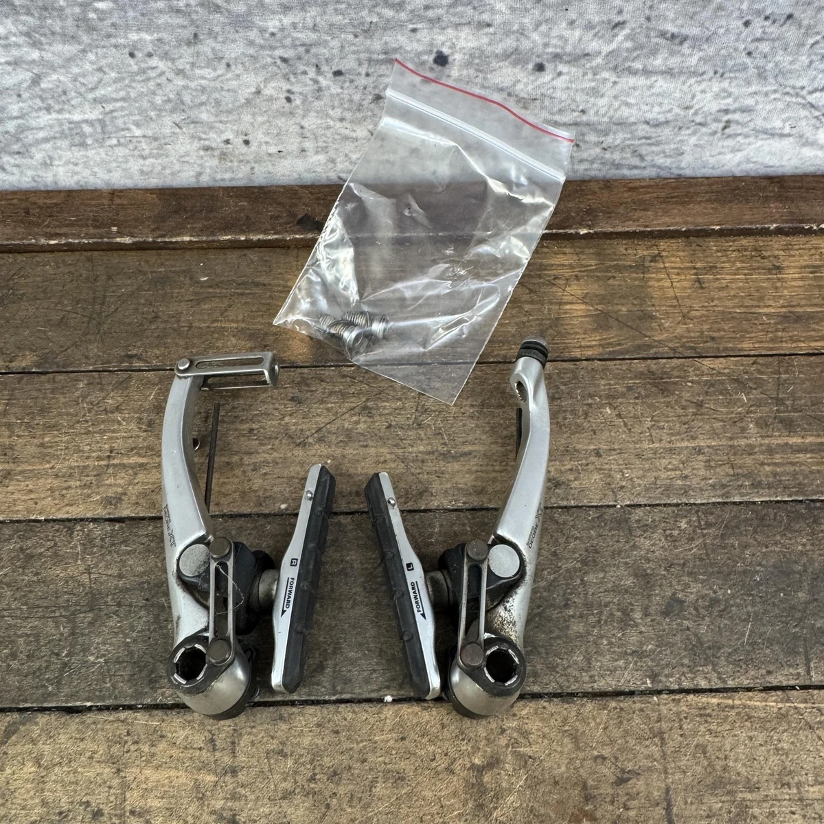 Shimano V-Brake (Direct/Linear Pull) Silver Bicycle Brakes for
