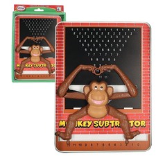 Popular Playthings Monkey Subtraction Calculator Toy, 8.5 x 11 inches, Brown
