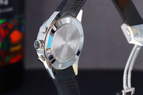Tag Heuer Carrera Calibre S Laptimer Chronograph - Edelstahl, CV7A10.FT6012 - Bild 11 von 13