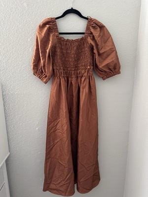 brown smocked maxi dress Trendy Mocha Smocked Maxi Dress | Cute Women's Dresses