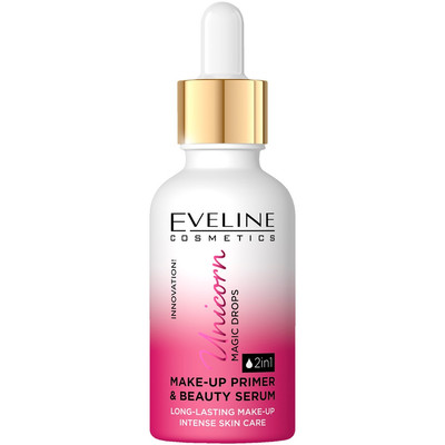 5903416017813 Eveline Cosmetics Unicorn Magic Drops baza-serum pod makijaż 30ml 