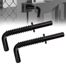 2 Pack Trailer Gate Spring Latch Kit 819T 9/16" Pin Black Iron Utility Trailer