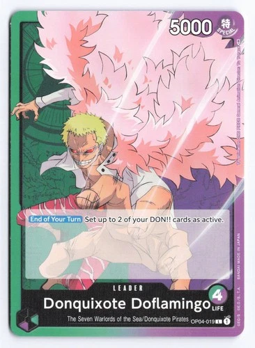 One Piece TCG-Donquixote Doflamingo(OP04-019)Leader-Kingdoms of Intrigue-English