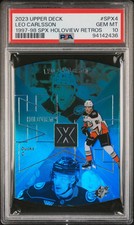 2023 Upper Deck - Leo Carlsson #SPX4 - 1997-98 SPX Holoview Retros - PSA 10