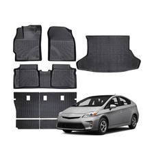 Floor Mats  Cargo Liner Compatible with Toyota Prius 2010-2015 Not fit Plug ...