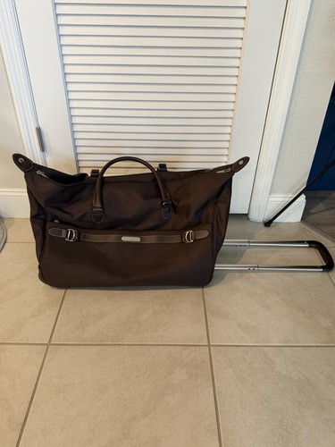  CHAPS rolling garment bag travel suitcase