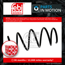 2x Coil Springs (Pair Set) fits MERCEDES C200 S204 2.2D Front 10 to 14 Febi New