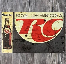 RC Royal Crown Cola 8 x 12 Novelty Vintage Metal Sign Shrink-Wrapped New!