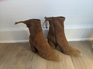 aquatalia suede ankle boots