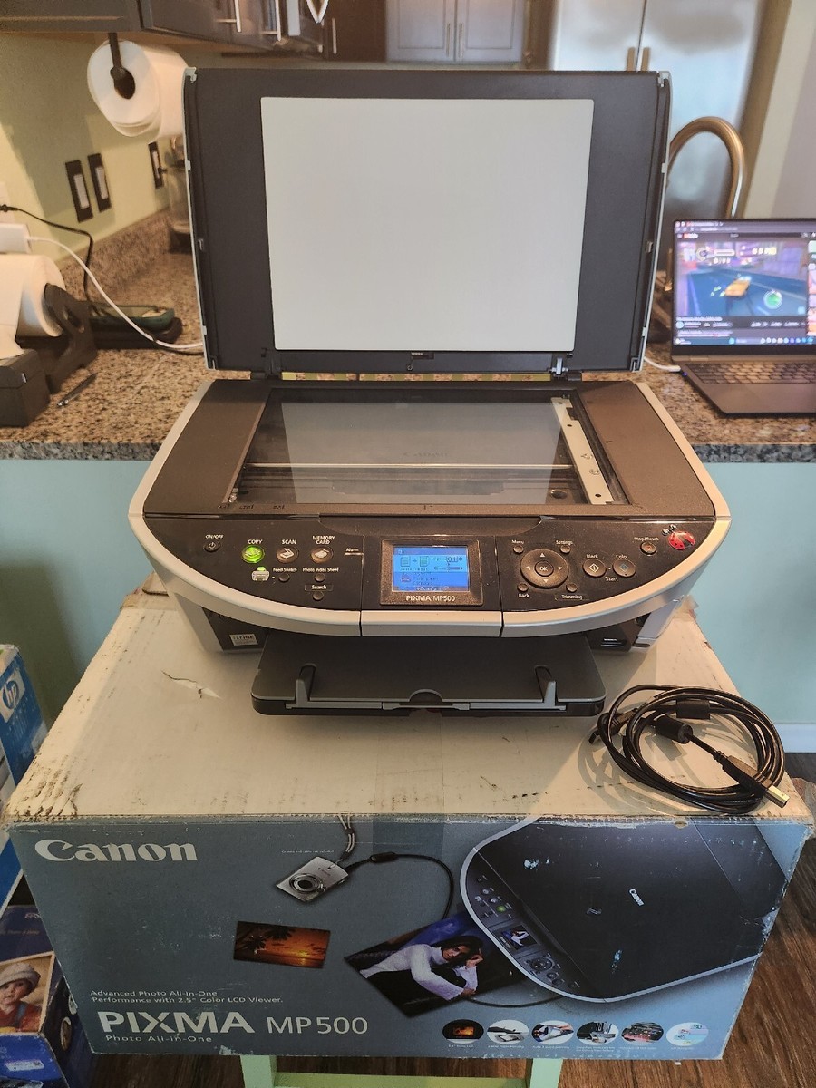 Canon Pixma Mp500 All-in-one Photo Printer, Copier, and