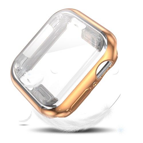 Housse de protection en silicone pour Apple Watch 38 40 42 44 mm Series 9 8 7 6 SE Full Cover - Photo 23 sur 26