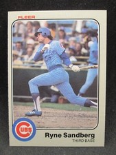 Ryne Sandberg ROOKIE 1983 Fleer RC #507 Chicago Cubs NM