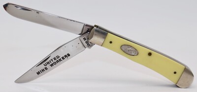 1989 Case XX 1 Dot 3254 United Mine Workers Trapper Pocketknife Unsharpened