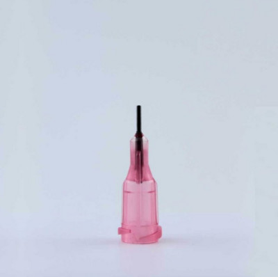 Produktbild von 50x WETEC Kunststoff-Dosiernadeln – Pink, Luer-Lock, Innen-Ø 0,61 Mm, Für Lötpaste, Fett & Kleber