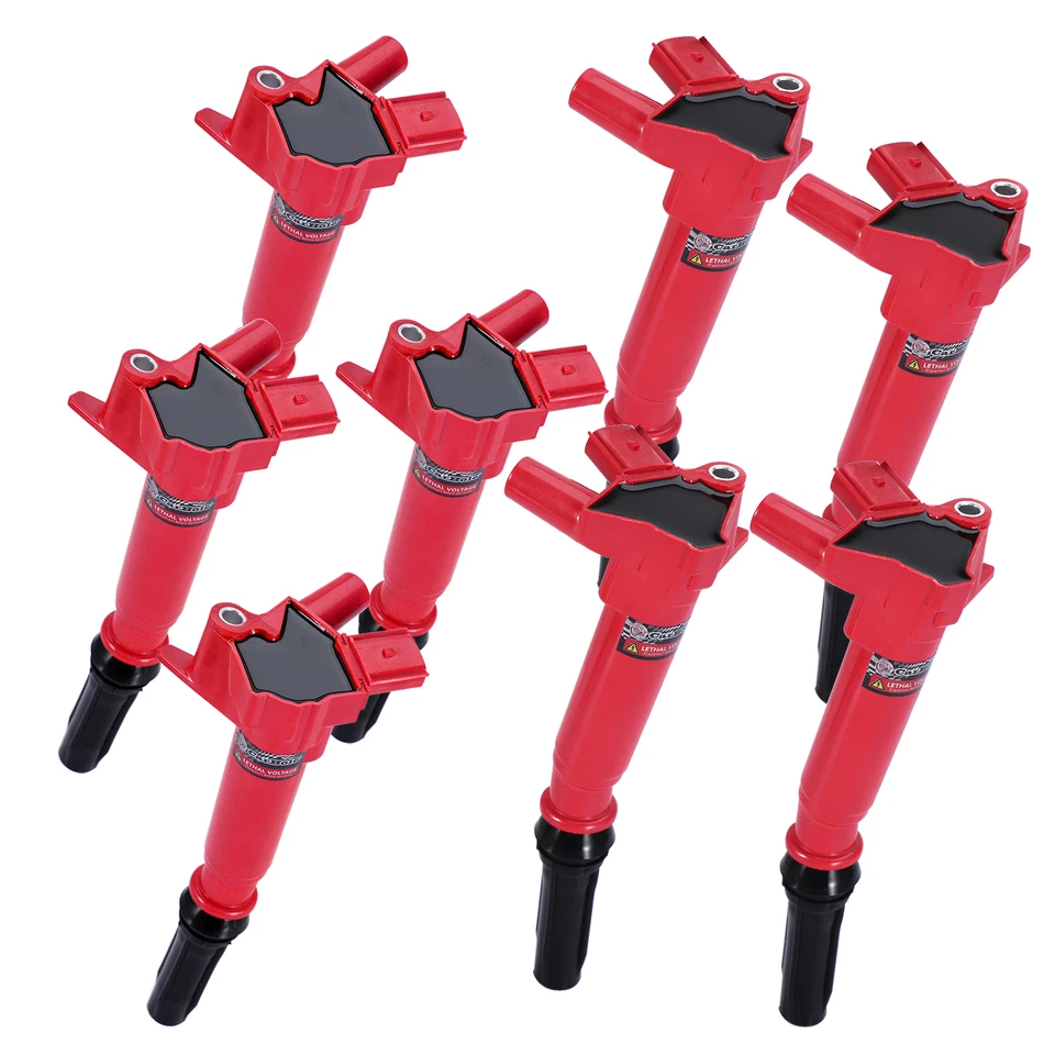 8 Pack Ignition Coil & Spark Plug & Wire For 2010-2017 Ford F150 F250 F350 6.2L - Image 4 of 4