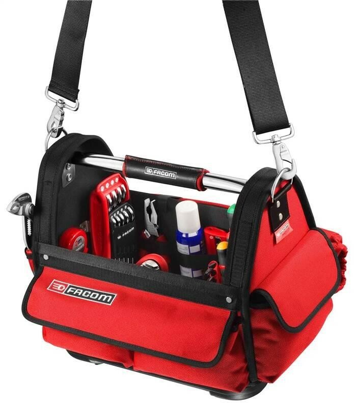 Facom Tools Red Black Tote Bag Storage Tool Bag like ToolBox 42 x