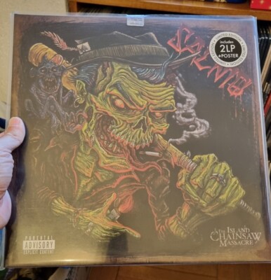 SALMO The Island Chainsaw Massacre DOPPEL VINYL 2 LP + DJ Poster Slait Enigma