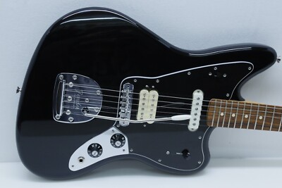 2019-2020 Fender Jaguar 6 String Electric Guitar Black Made In Mex