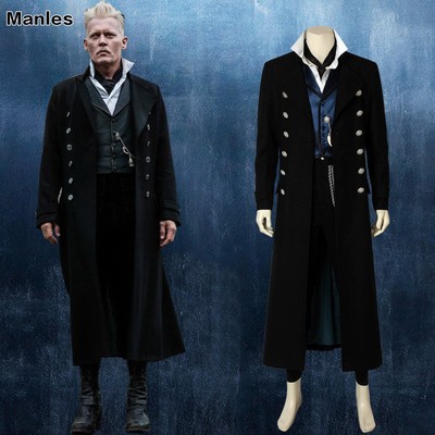 Gellert Grindelwald Cosplay Fantastic Beasts Costume Men Outfits Christmas Suit